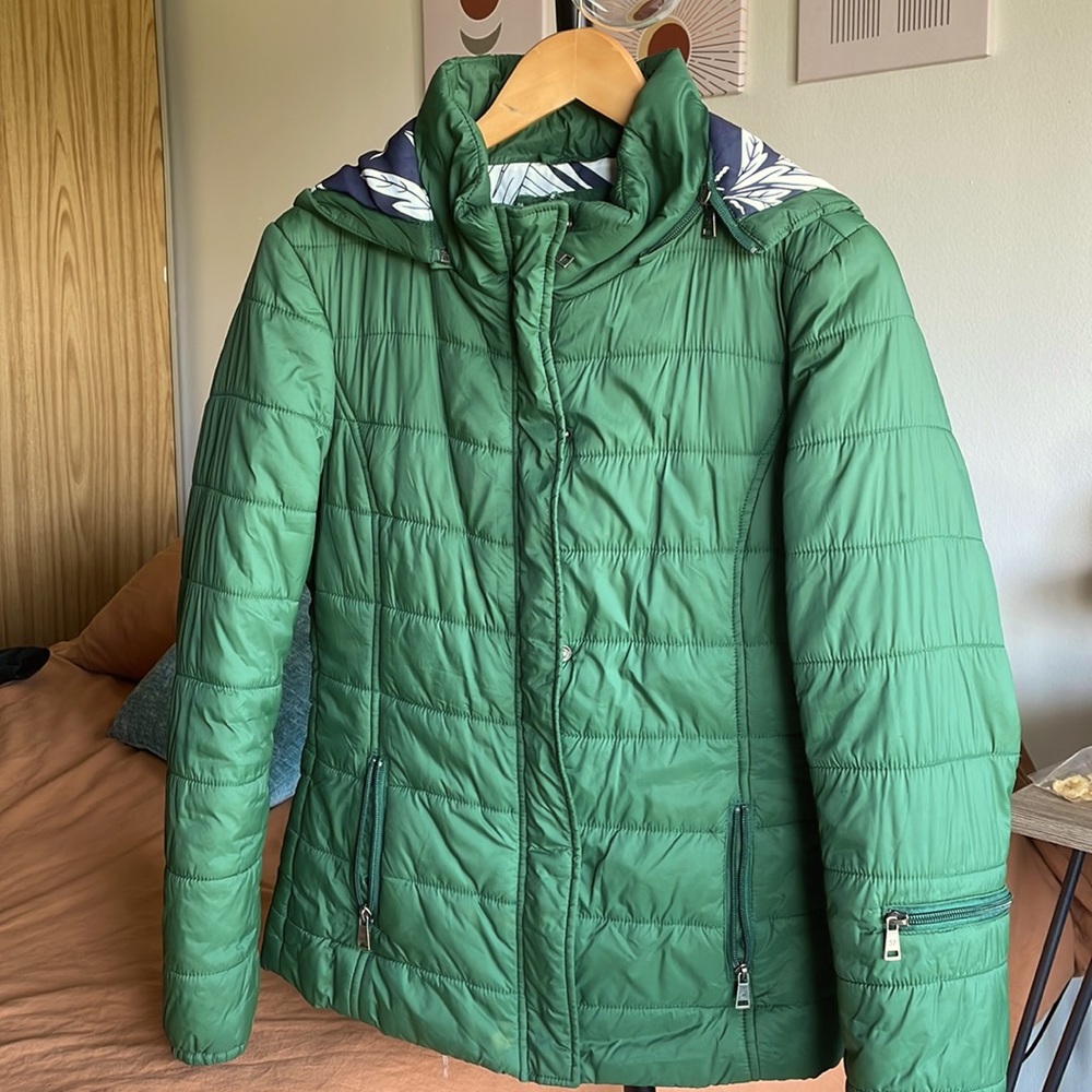 Green cold weather Jacket